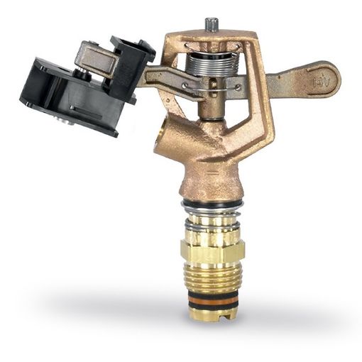 Picture of 14VH 1/2" Inlet Full Circle Brass Wedge Drive Impact Sprinkler, No Nozzle