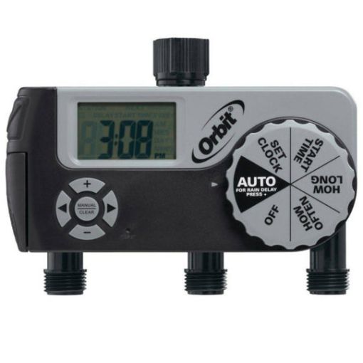 Picture of 3 Outlet Hose Faucet Timer (2 Digital/1 Manual)