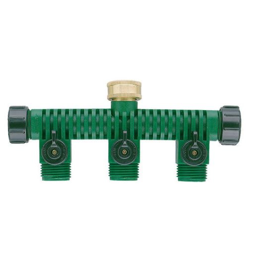 Picture of Plastic 5-Way Manifold w/3 Shut-Offs
