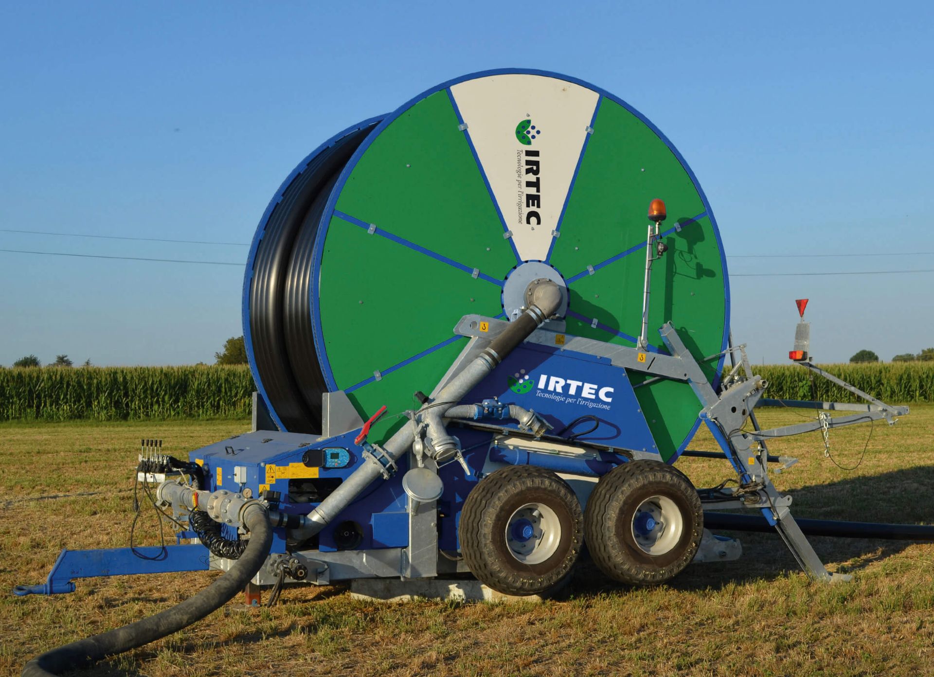 Irtec MUSTANG Turbine Drive Hard Hose Irrigator | IrriFinder
