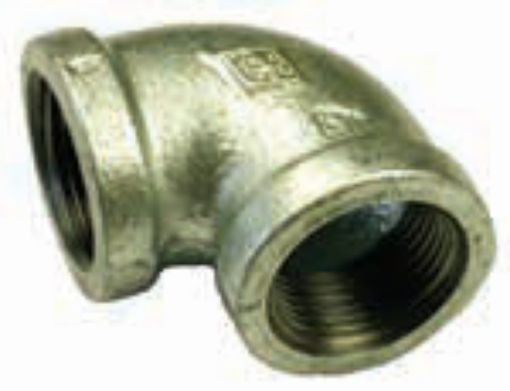 AAP Galvanised Malleable Female-Female Elbow 90 Degree-6464