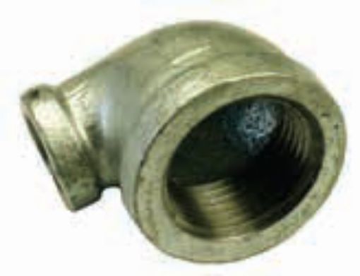 AAP Galvanised Malleable Female-Female Reducing Elbow 90 Degree-6466