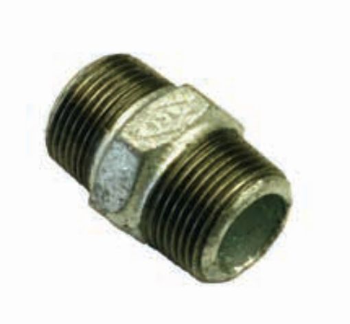 AAP Galvanised Malleable Hexagon Nipple-6475