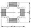 AAP Galvanised Malleable Cross-6489