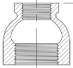AAP Galvanised Malleable Reducing Socket-6492
