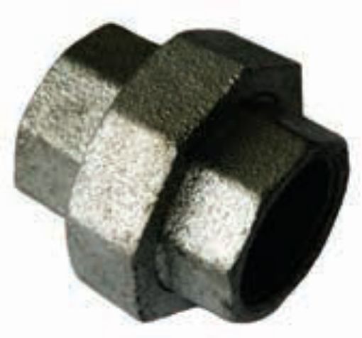 AAP Galvanised Malleable Steel to Brass Female-Female Union-6495