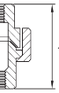 AAP Galvanised Malleable Steel to Brass Female-Female Union-6497