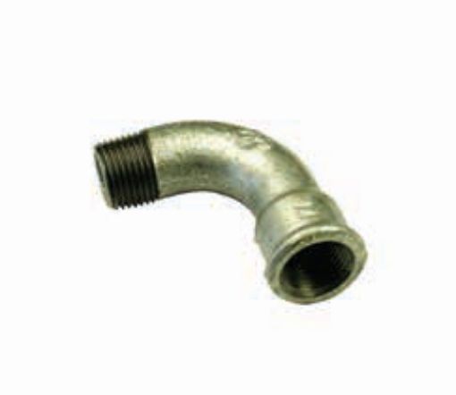 AAP Galvanised Malleable Male-Female Bend 90 Degree-6504