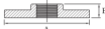 AAP Galvanised Malleable Flange Oval-6514
