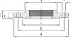 AAP Industries ANSI C150 NPT Screwed Flange-2