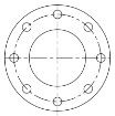AAP Industries NBR Rubber (Non-Reinforced) Gaskets - Table E-2