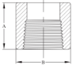 AAP Industries High Pressure 3000lb Threaded Half Coupling-2