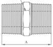 AAP Industries High Pressure 3000lb Hexagon Nipple-3