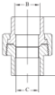 AAP Industries High Pressure 3000lb Socket Weld Union-2