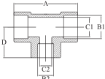 AAP Industries High Pressure 3000lb Socket Weld Reducing Tee-2