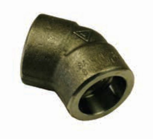AAP Industries High Pressure 3000lb Socket Weld 45 Degree Elbow-1