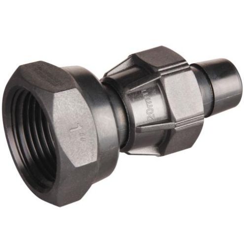 Hansen Reducing Female Straight Coupling Barbed LD Poly Pipe Fittings-1