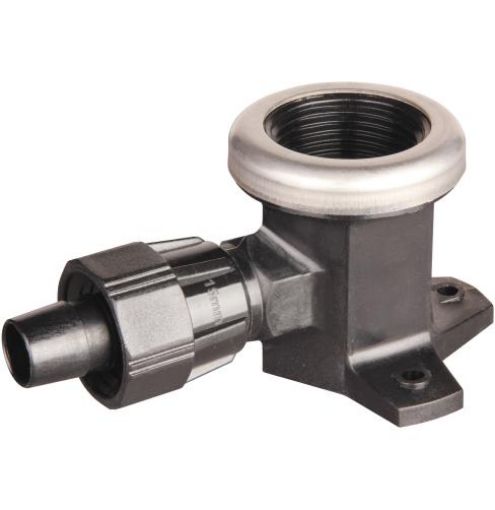 Hansen Reducing Bracket Elbow Barbed LD Poly Pipe Fittings-1