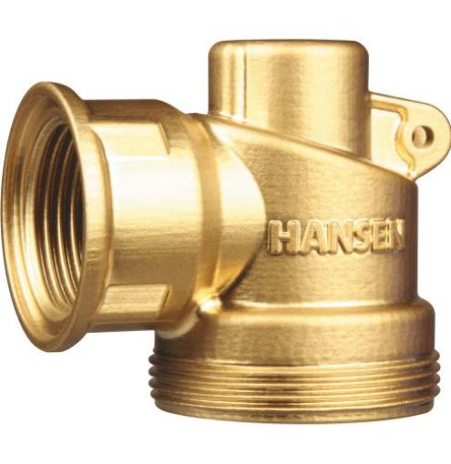 Hansen 25mm Female BSPT Superflo Brass Piston Valve Body-1